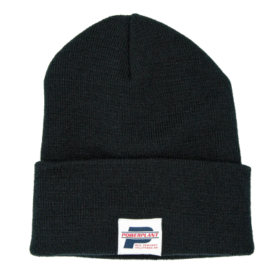 DAILY BEANIE BLK with WHITE LABEL (FR)