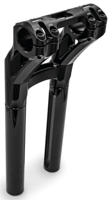 RSD Sector PB Risers 12" One-Piece Black (FR)