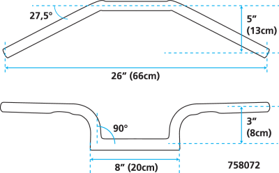 ZCP Hipster dimpled chrome 4-1/2" (FR)