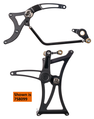 PM Mid control kit FLH/T17-UP BlackOPS (FR)