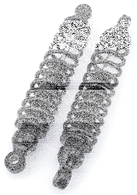 Bitubo all black shocks 13.5" XL79-03 (FR)