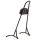 Burly Blk sissybar tall w/ pad FXD06-17 (FR)