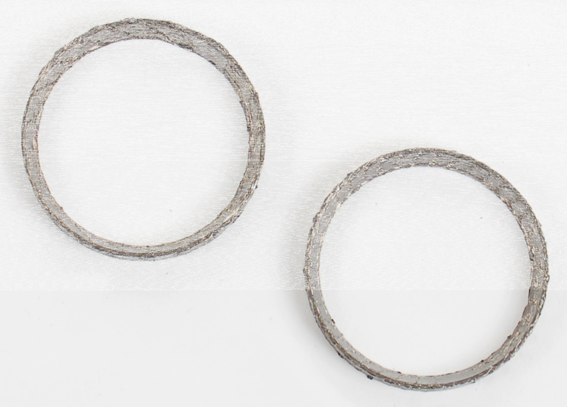 Graphite exhaust gaskets VRS02-17, pair (FR)
