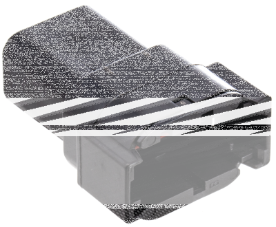 DTM 8-Pos Blk Recept w/ Terminals & Wedg (FR)