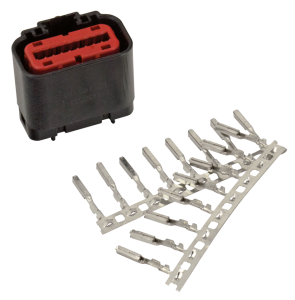 18-Pos Female Conn w/ terminals ECM Con (FR)