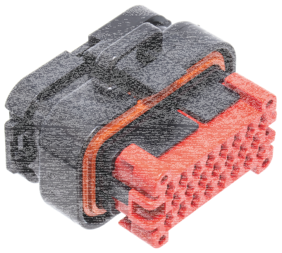 23-pos AMP radio harness plug housing (FR)