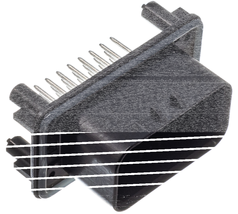 23-pos AMP radio harness socket housing (FR)
