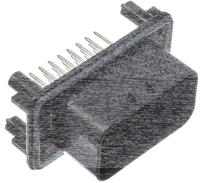 23-pos AMP radio harness socket housing (FR)