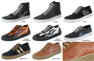 Old School Shoes Flaming B-N size 45 (FR)