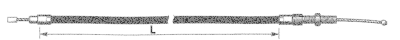 Chromite clutch cable 52" XG15 (FR)