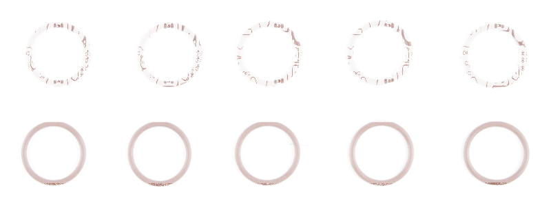10PCK O-ring ME17-up Twin Cooled (FR)