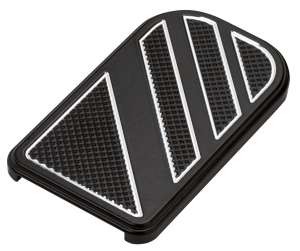 Stripes Brake Pedal Black Anodized (FR)