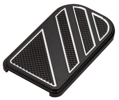 Stripes Brake Pedal Black Anodized (FR)