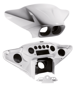 HD Pro fairing with mounting brackets FL (FR)