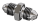 Adaptor stainless 2x AN-3 male (FR)
