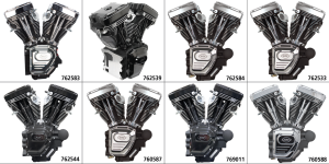 S&S T143 engine blk FXD99-05 FLH/T99-06 (FR)