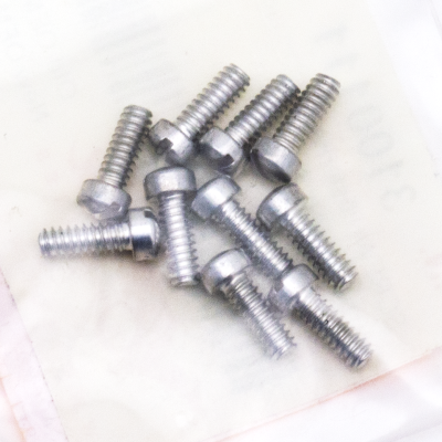 10pck Fillisterhead screw 6-32x3/8 WhP (FR)