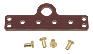 Plate horn terminal with rivets (FR)