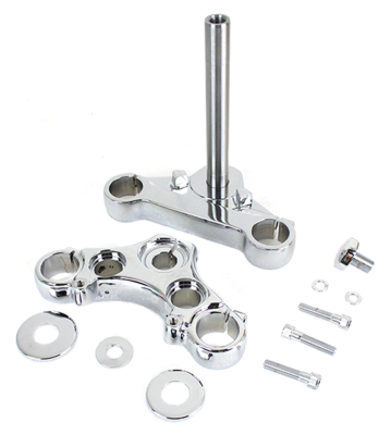 Triple tree set 39mm FXD91-05 chrome