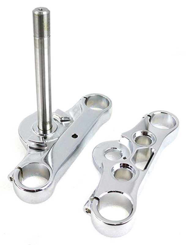 Triple tree set 49mm FXD06-07 chrome (FR)