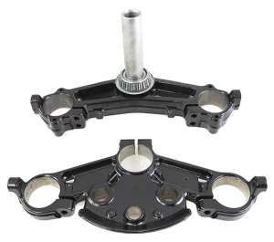 Triple tree set 49mm FXDWG06-07 chrome (FR)