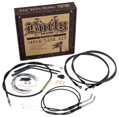 BURLY CTRL KIT 14" TBAR BK FXFB18-UP ABS (FR)
