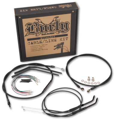 BURLY CNTRL KIT 12" T BAR XL14-UP DD w/A (FR)