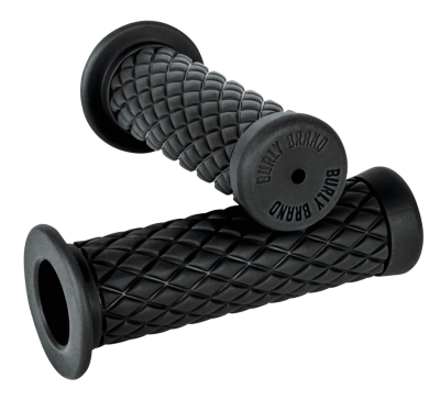 Burly Rubber Diamond Grips 22mm Black (FR)