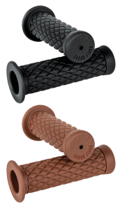 Burly Rubber Diamond Grips 1" Black (FR)