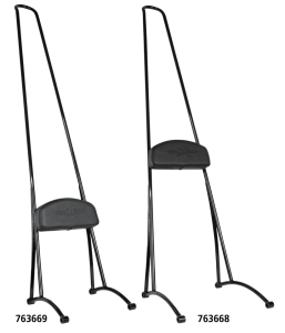 Burly Stupid Tall Sissy Bar Blk XL04-22