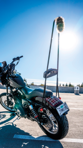 Burly Stupid Tall Sissy Bar Blk XL94-03 (FR)