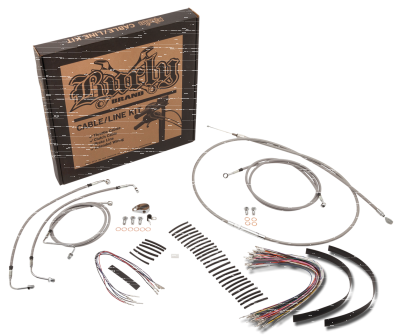 Burly Control Kit 14" SS FLH/T21-Up (FR)