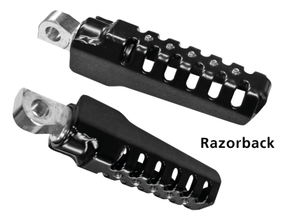 Burly Razorback Foot Pegs Black ST18-Up (FR)