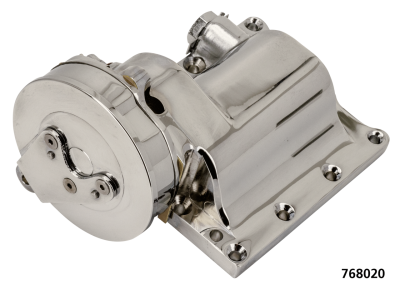 Complete shifter top FL65-79, chrome (FR)