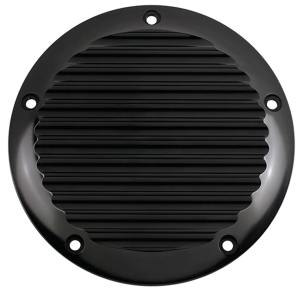 JM Derby Cover Finned Blk BT99-18