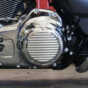 JM Derby Cover Finned Chr FLH/T15-Up