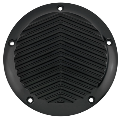 JM Derby Cover V-Fin Blk FLH/T15-Up