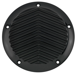 JM Derby Cover V-Fin Blk FLH/T15-Up