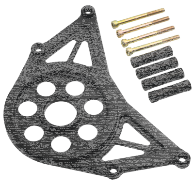 JM Pulley Cover Black Scout15-Up (FR)