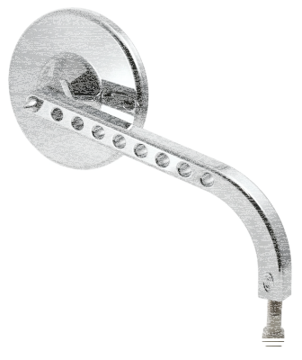 JM Mirror Viewtech 7 Long RH Chrome (FR)