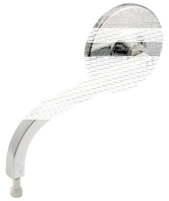 JM Mirror No. 7 Solid Long LH Chrome (FR)