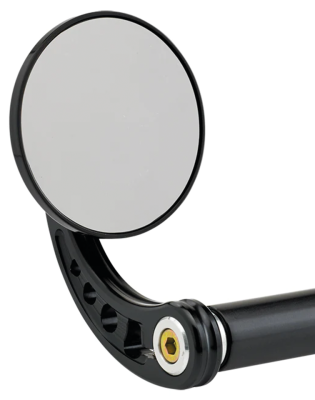 JM Bar-End Mirror 3-1/4" Stem C Black (FR)