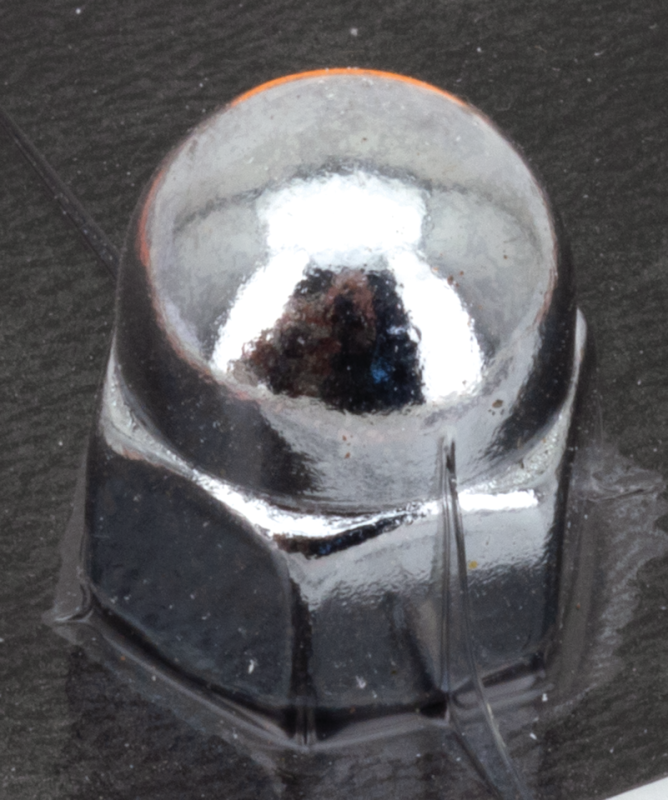 CHROME ACORN NUT 1/2-20 UNF, EACH (FR)