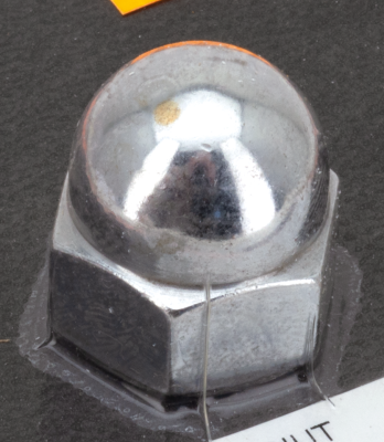CHROME ACORN NUT 9/16-18 UNF, EACH (FR)
