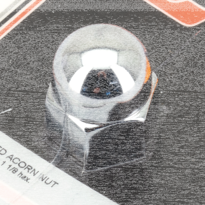 CHROME ACORN NUT 3/4-16, 1 1/8 hex, EACH (FR)