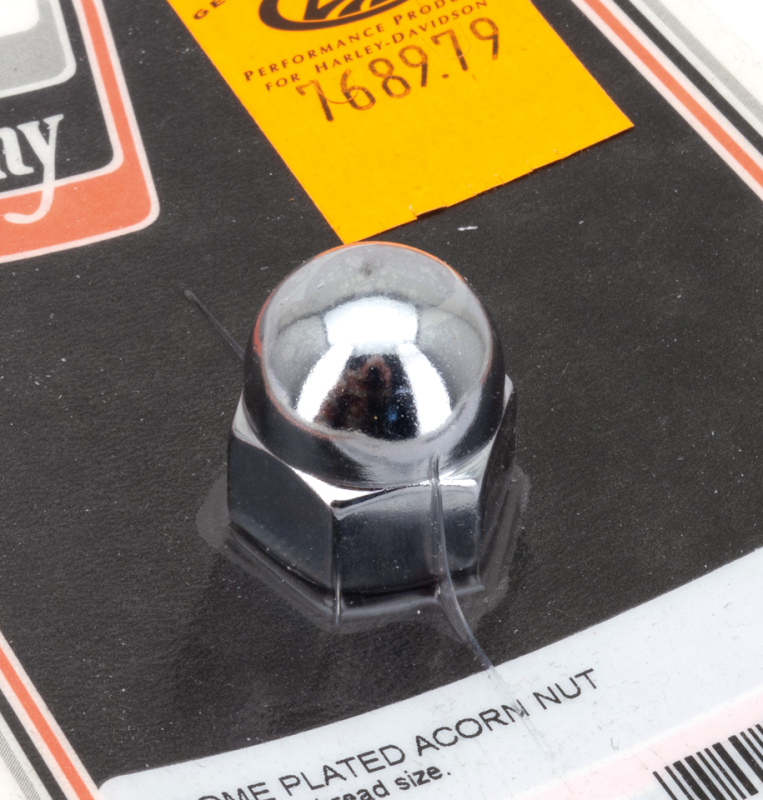 CHROME ACORN NUT 9/16-12 UNC, EACH (FR)