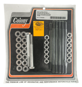 Crankcase bolt kit BT79-95, white pltd (FR)