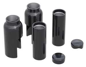 Fork Cover Kit 6PC Black FXBR18-Up (FR)