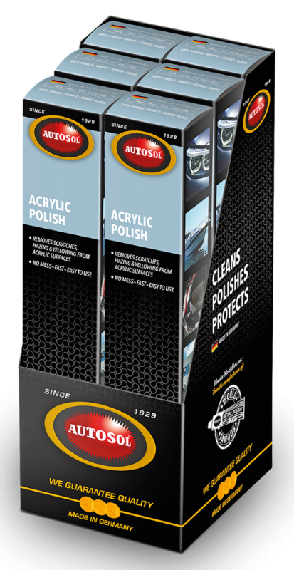 6pck Autosol Acrylic Cleaner 75ml (FR)