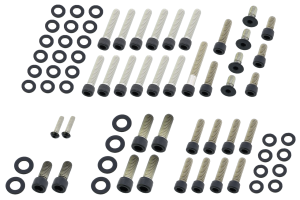 Eng. Bolt Kit Matt Blk BT77-84 (FR)